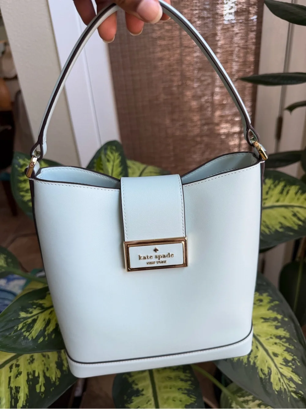 Kate Spade Reegan   Leather Bucket Bag